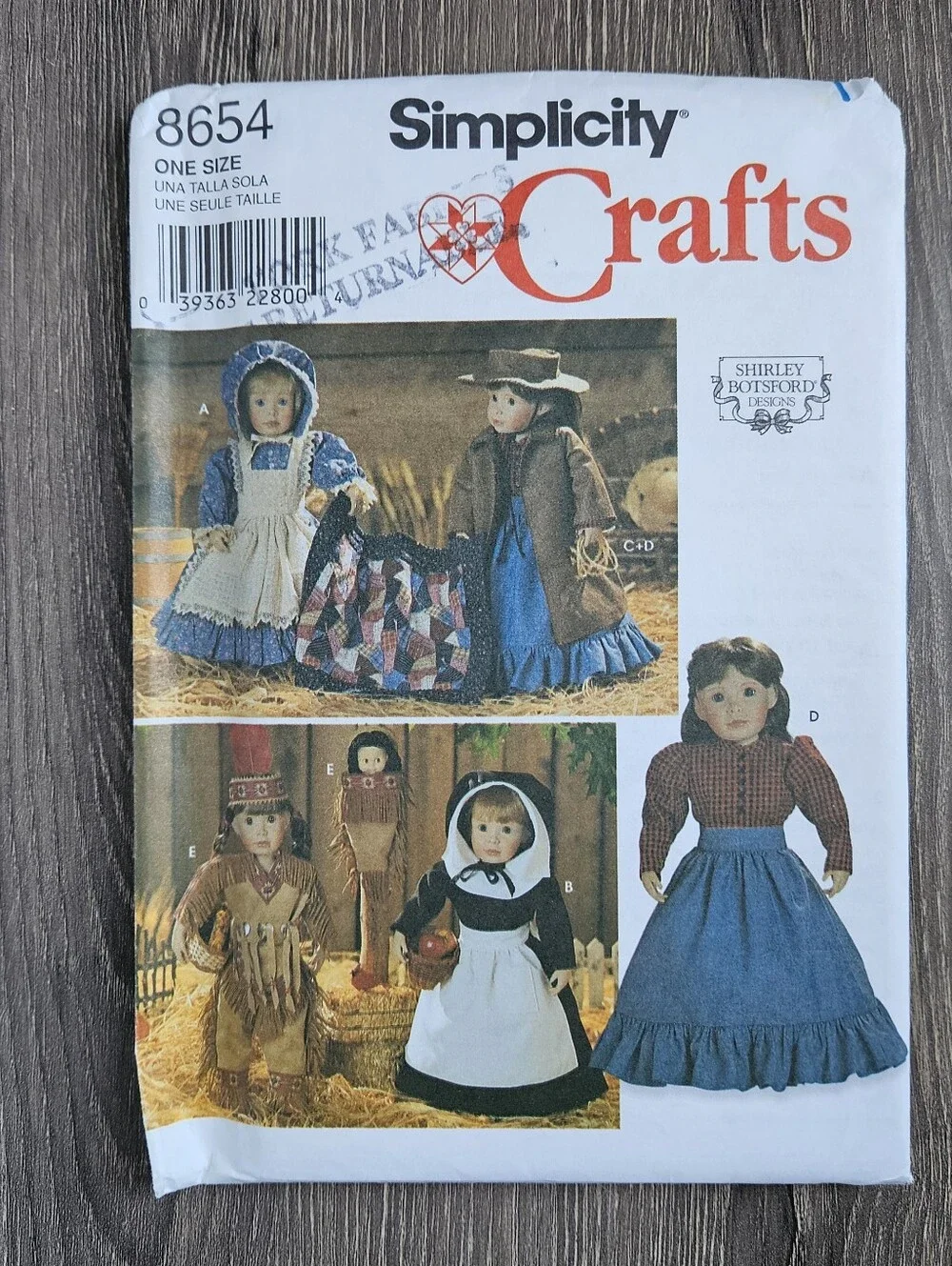 NEW Simplicity 8654 18